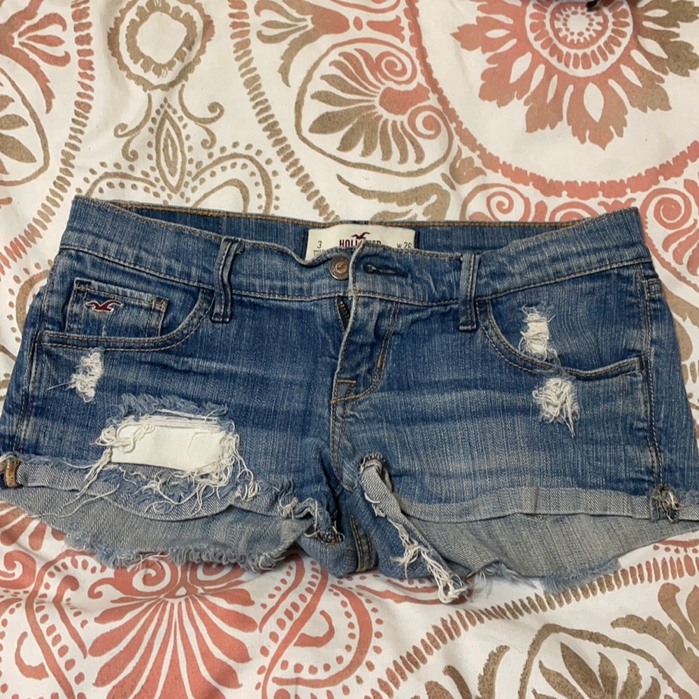 Hollister jean shorts
